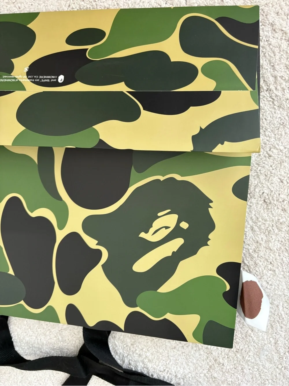 BAPE ape Camouflage Gift Shopping Bag - Green Camo - Picture 10 of 12
